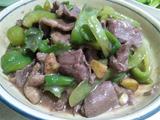 鸭胸肉炒甜椒