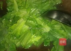 清炒油麦菜的做法图解3