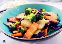 素炒耗油什锦菜