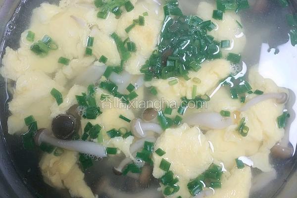 蟹肉菇蛋汤