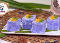紫砂蓝花糯米糕