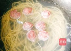 西蓝花丸子面的做法图解4