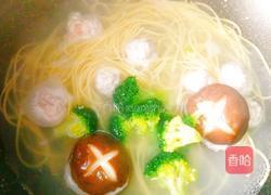 西蓝花丸子面的做法图解5