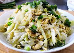 包菜炒鸡蛋