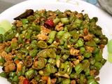 肉末炒四季豆