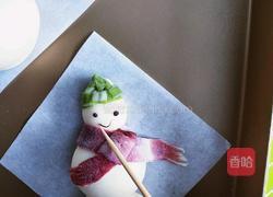 圣诞雪人造型馒头系列（一）的做法图解18