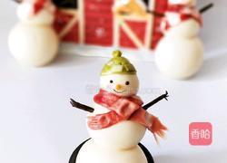 圣诞雪人造型馒头系列（一）的做法图解28