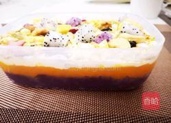 紫薯南瓜酸奶盒子的做法图解3