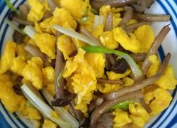 茶树菇炒鸡蛋