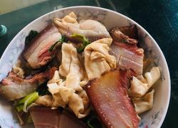 蛋白肉炒熏肉