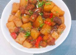 五花肉烧土豆