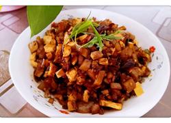 麻麻香豆干肉沫炒咸菜