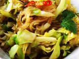 圆白菜炒粉丝