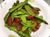 荷兰豆炒腊肠