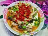 老豆腐蒸咸草鱼