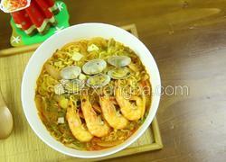 韩式辣海鲜面