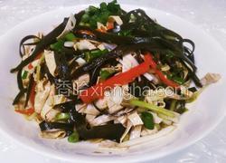 凉拌豆油皮海带丝