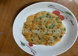 煎葱花饼（饺子皮利用起来）