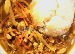 咖喱鸡丁饭