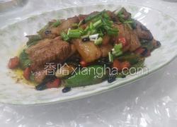 豆豉青椒炒五花肉