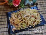 酸萝卜炒肉丝
