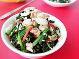 果仁拌菠菜
