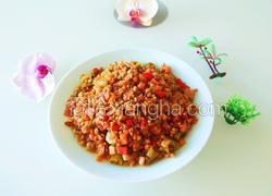 北京特色菜 泡菜炒肉末