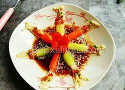缤纷金针菇卷