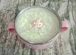 毛豆鲜虾粥 (宝宝辅食）