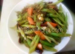 芹菜炒粉条