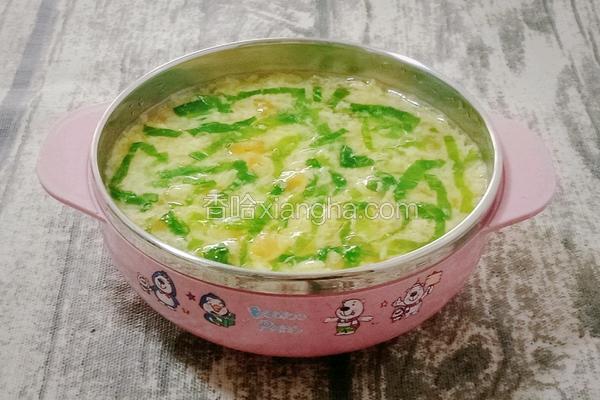 鸡蛋芙蓉面线 (宝宝辅食)