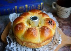 蜜豆花形面包