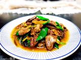 青蒜苗炒鸡心