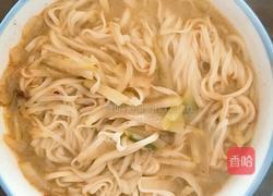 萝卜炝锅面条的做法图解8