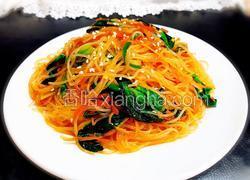 凉拌菠菜粉丝