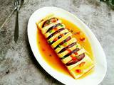 煎香菇片蒸豆腐的做法[图]