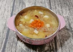 山药红枣银耳汤 (宝宝辅食）