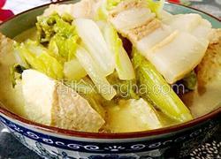 白菜猪肉炖大豆腐
