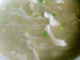 豆芽肉丝汤