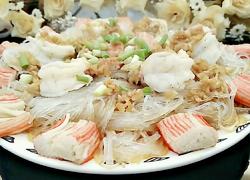 蒜蓉粉丝蟹柳蒸虾