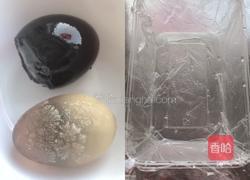 彩蛋组合(皮蛋鸡蛋糕)的做法图解1