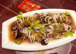 蒜蓉蒸鲜鱿鱼