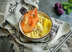 清汤鲜虾手擀面