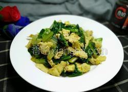 油麦菜炒鸡蛋