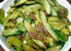 青瓜炒牛肉