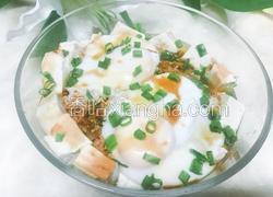 豆腐蒸肉末鸡蛋