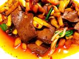 泡菜炒鸭血