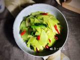 蒜苗炒莴笋