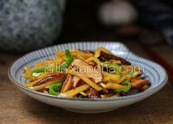 香菇炒土豆条