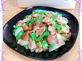 爆炒尖椒肘花肉